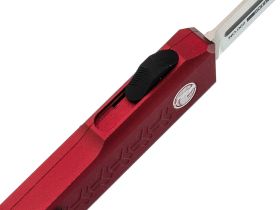 Автоматический нож Nimo Slender Man, сталь D2, выкидной фронтальный нож, рукоять алюминий красный