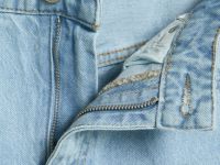 Джинсы Wide leg с высокой посадкой, Голубой