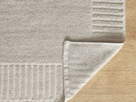 Полотенце махровое Nervato для ног, серое