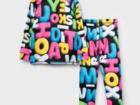 Термокомплект трикот. для девочек: фуфайка (футболка) с длин. рук, брюки для эпизод. использования