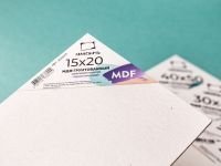 Панель МДФ грунтованная односторонняя Малевичъ 40x50 см