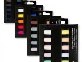 Набор сухой пастели Talens "Rembrandt" Приглушенные цвета 10 цв, в картонной коробке