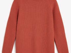 Джемпер с рукавом реглан и округлой горловиной