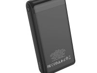 Универсальный внешний аккумулятор Hoco J59A 20000 mAh USBx2 2.0A/Type-C c дисплеем пластик (черный)
