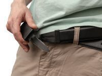 Ремень-нож, экокожа, нержавеющая сталь 440