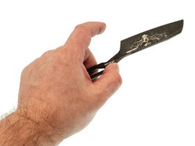 Скелетный нож Mr.Blade Abuser LE Ghost blackwash, сталь AUS-8