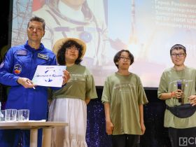 Юные якутяне встретились с космонавтом Олегом Кононенко