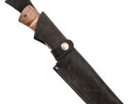 Туристический нож Осетр, сталь 95Х18, рукоять береста