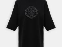 Футболка свободного кроя с принтом