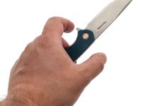 Складной нож Five Knives 19, сталь D2, рукоять микарта, синий