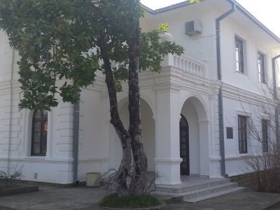 Корпус № 1 санатория "Юг". Здесь в годы Великой Отечественной войны находился госпиталь № 2136