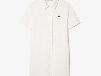Женское платье-поло Lacoste из органического хлопка