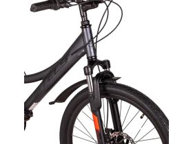 Подростковый велосипед Stels Turbo 430 MD 24, год 2026, цвет Серый, ростовка 11.5