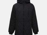 Утепленная куртка с поясом на кулиске