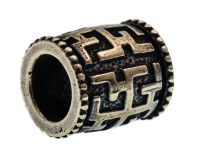 Бусина для темляка Духобор, мельхиор