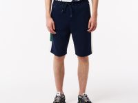 Мужские шорты Lacoste колор-блок