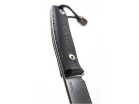 Нож с фиксированным клинком LionSteel M1 GBK, сталь M390, рукоять G10, черный