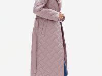 Пальто утепленное с поясом