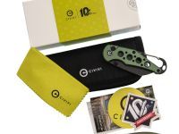 Складной нож CIVIVI Pragma, сталь Nitro-V, рукоять алюминий, зеленый