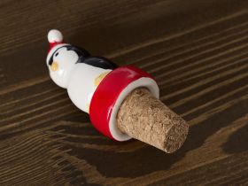 Пробка для вина Christmas jam, пингвин