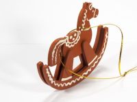 Игрушка деревянная "IDH Center" Лошадка на качалке 360-5