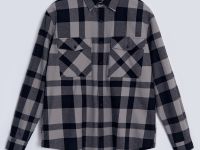 Рубашка прямого силуэта в клетку