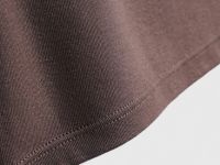 Приталенная футболка в рубчик, Коричневый