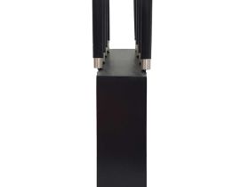 Подставка настольная магнитная для 8 ножей Woodinhome KS004SOBL, дуб, черный