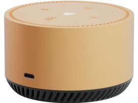 Умная колонка Яндекс.Станция Лайт с голосовым помощником Алиса капучино