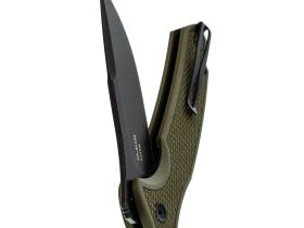 Складной нож Mr.Blade Hellcat Mini blackwash сталь S35VN, рукоять Olive G10