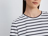 Футболка в полоску из хлопка