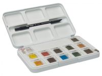 Набор акварели Talens "Van Gogh" National Gallery 12 цв в кюветах, пластиковая коробка