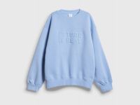 Свитшот с объёмным принтом для девочек, Голубой