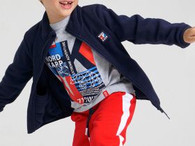 Толстовка из флиса на молнии для мальчика