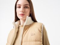 Женский утепленный двусторонний жилет Lacoste