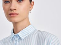 Платье-рубашка в полоску