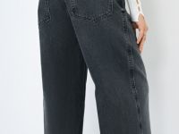 Джинсы с запахом, Серый