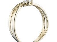 Кольцо из желтого золота с бриллиантами э0301кц10092100