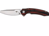 Складной нож Bestech Ornetta, сталь N690, рукоять черно-красная G10/карбон
