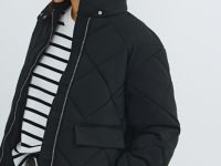 Утеплённая куртка, Черный
