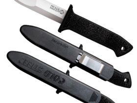 Нож с фиксированным клинком Cold Steel Peace Maker III, сталь 4116, рукоять Kray-Ex, черный