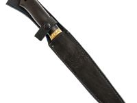 Туристический нож Пластун, дамасская сталь, граб