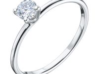 Классическое кольцо из белого золота э4712кц07200355_white