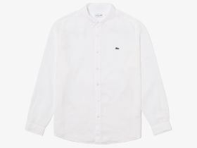 Мужская льнаная рубашка Lacoste