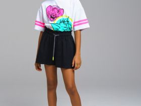 Шорты трикотажные для девочек, 2 шт в комплекте