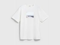 Футболка с принтом, Белый