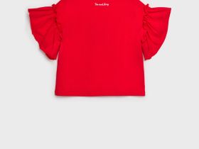 Фуфайка трикотажная для девочек (футболка)