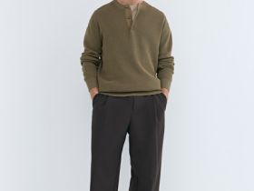 Джемпер из текстурной пряжи, Бежевый