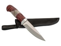 Нож Ланцет, сталь 95х18, рукоять кап клена/акрил