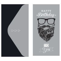 Конверт для денег MESHU "Men's style", 85*164 мм, мат. ламинация, фольга
